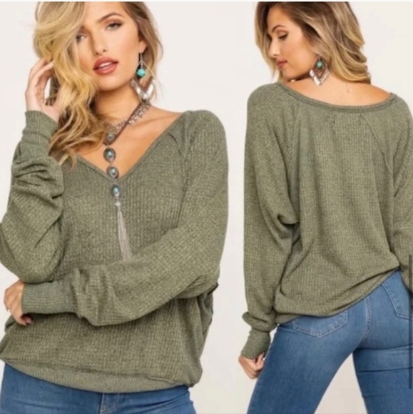 Free People Sweaters - Free People NWT $78 Santa Clara thermal sweater  S